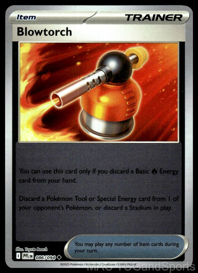 Blowtorch 086/094 Reverse Holo