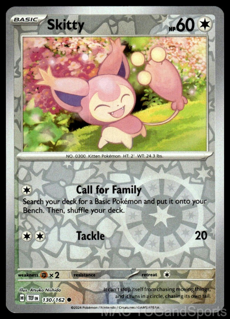 Skitty 130/162 Reverse Holo