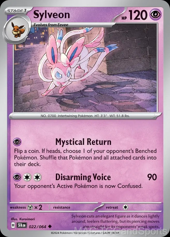 Sylveon 022/064 Reverse Holo