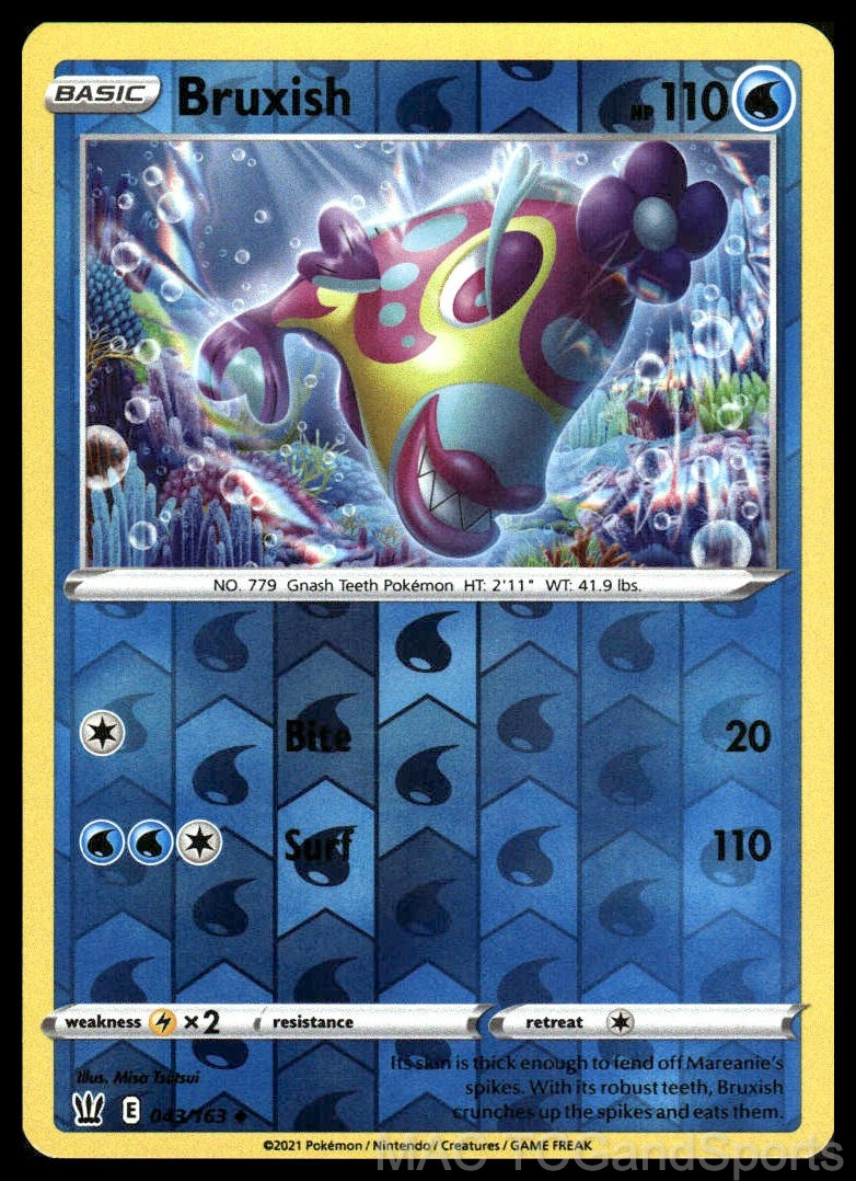 Bruxish 043/163 Reverse Holo