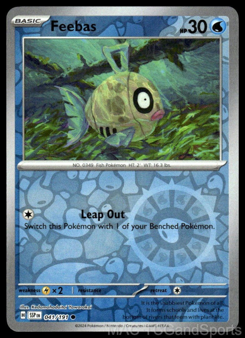 Feebas 041/191 Reverse Holo