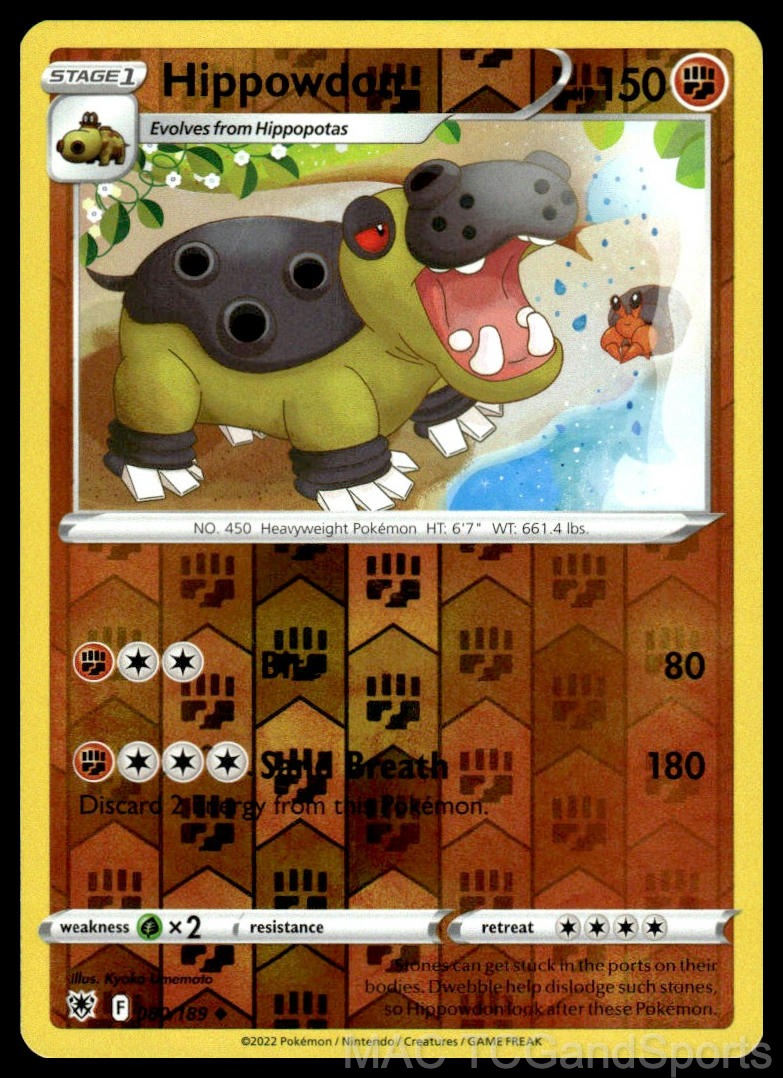 Hippowdon 080/189 Reverse Holo