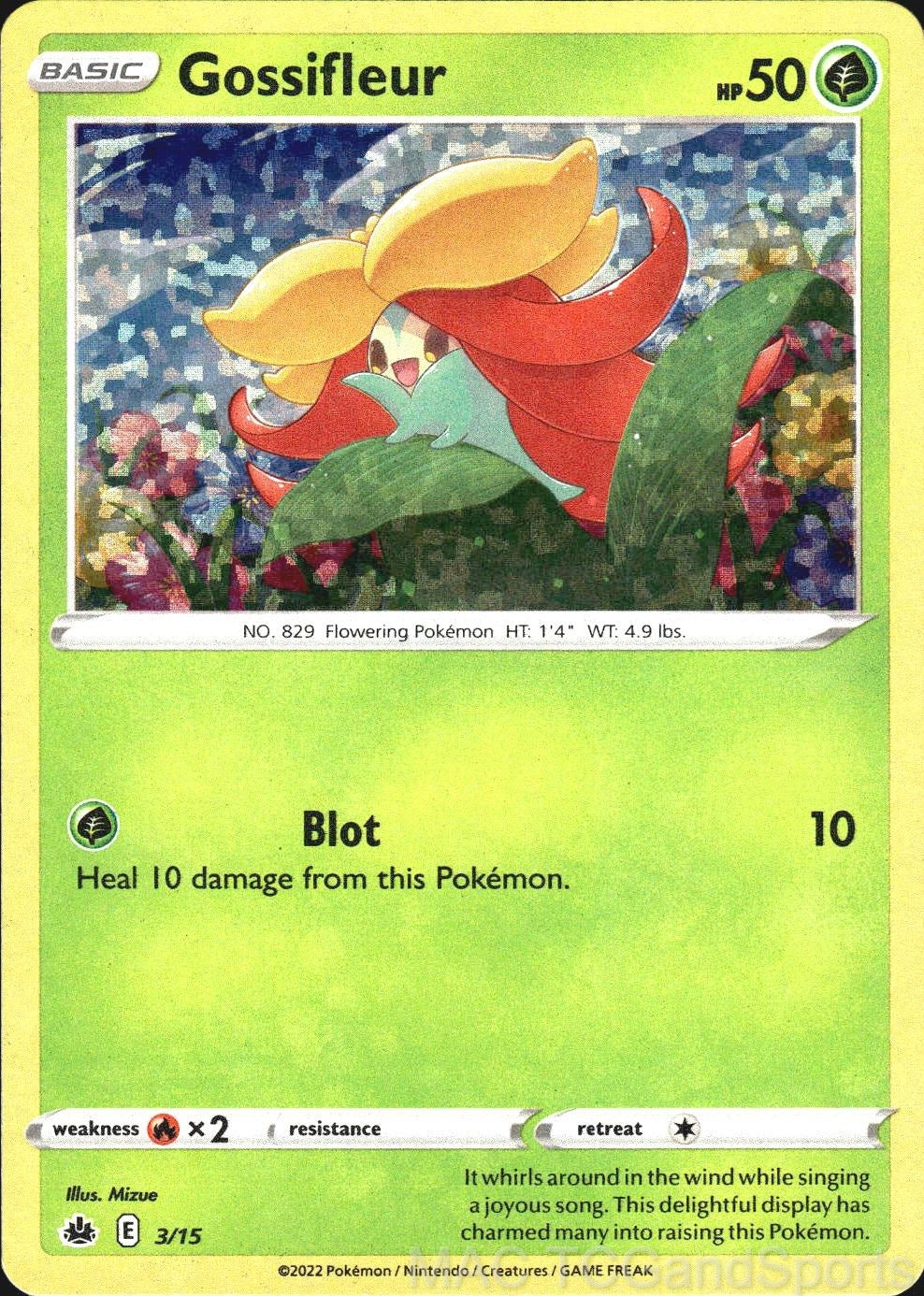 Gossifleur 003/015 Holo McDonald's Promos 2022 Pokemon TCG LP