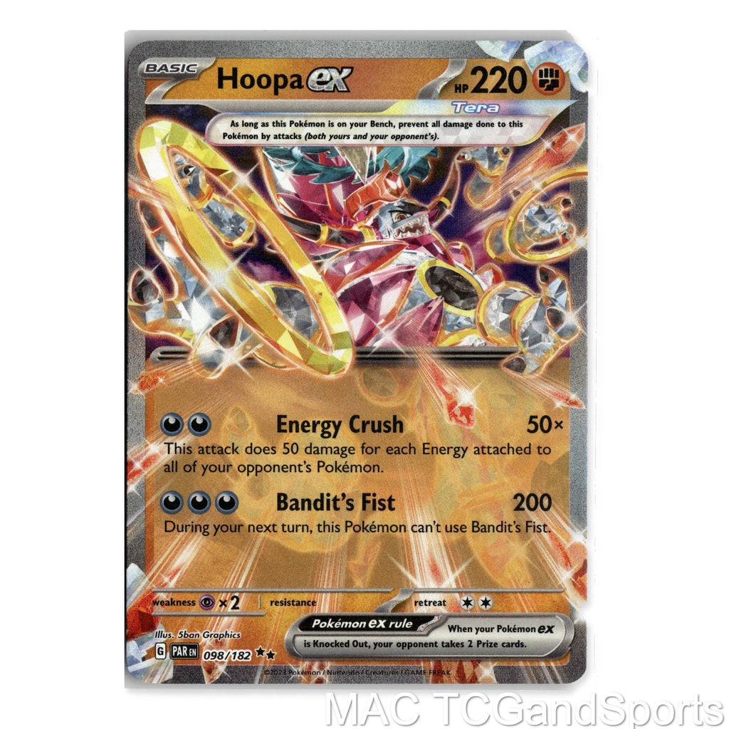 Hoopa ex 098/182 Holo Paradox Rift Pokemon TCG NM