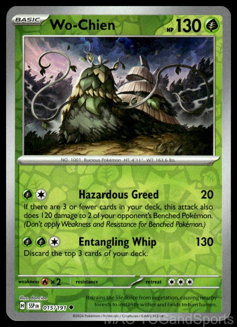 Wo-Chien 015/191 Reverse Holo