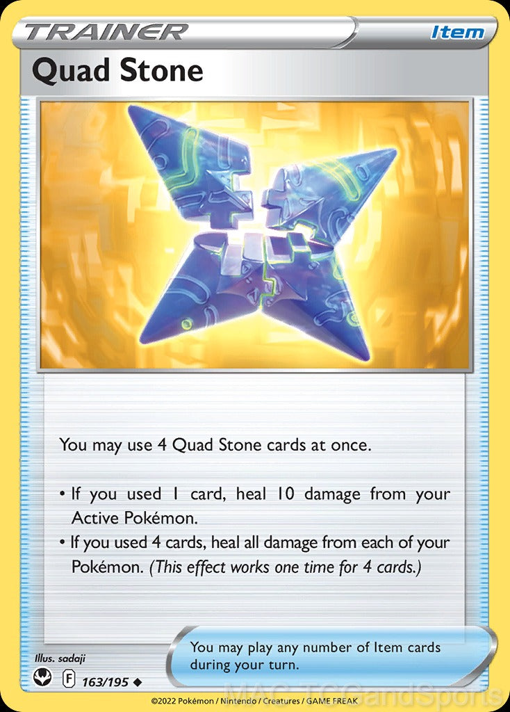 Quad Stone 163/195 Reverse Holo