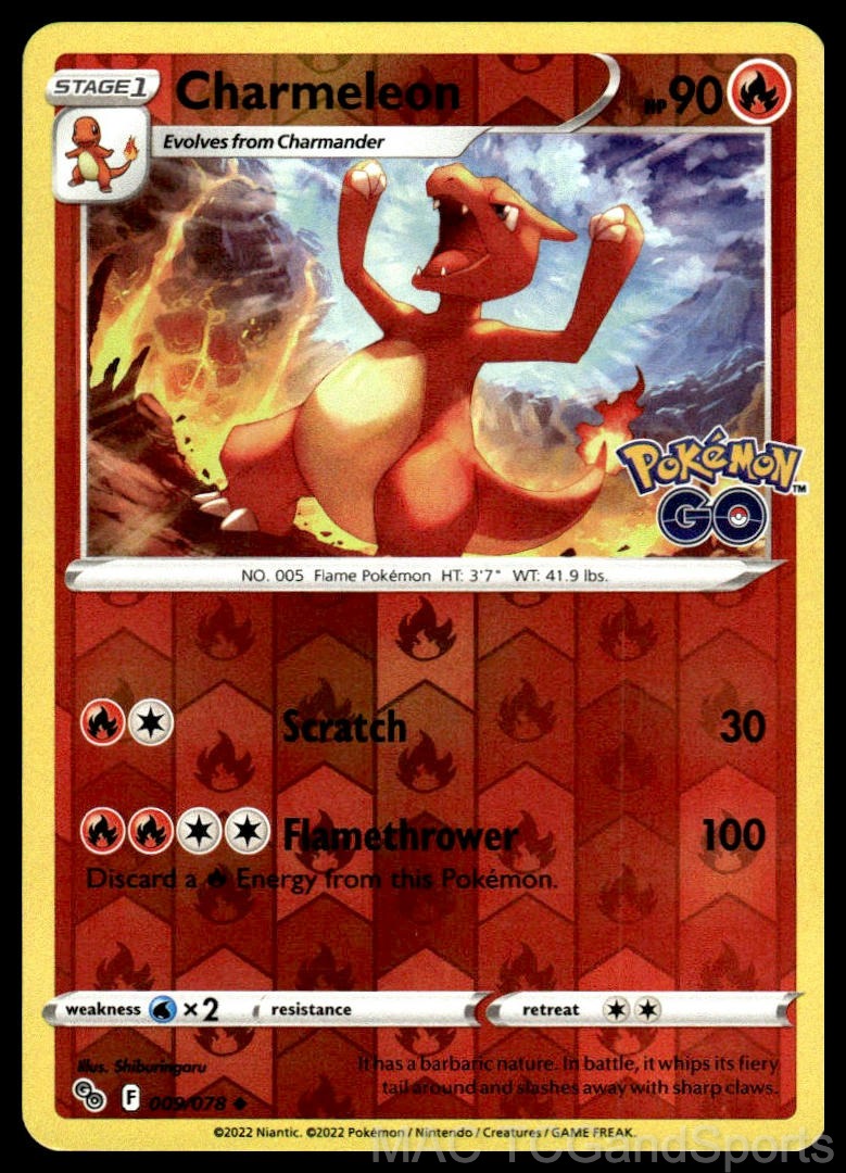 Charmeleon 009/078 Reverse Holo