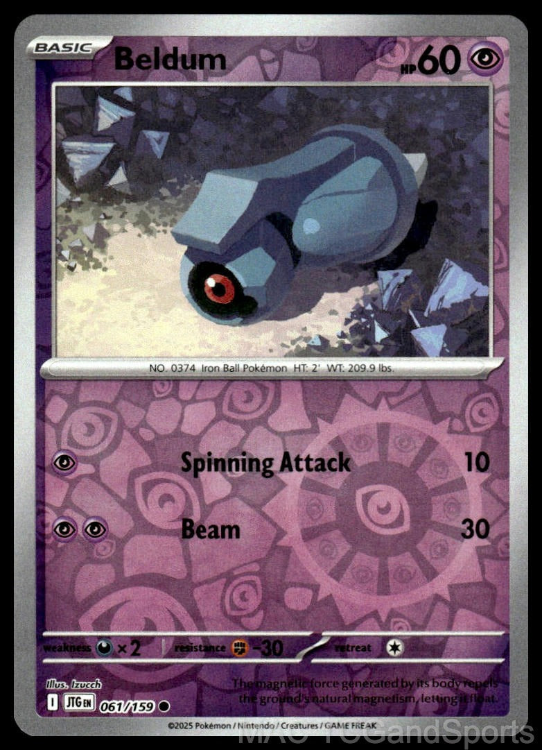 Beldum 061/159 Reverse Holo