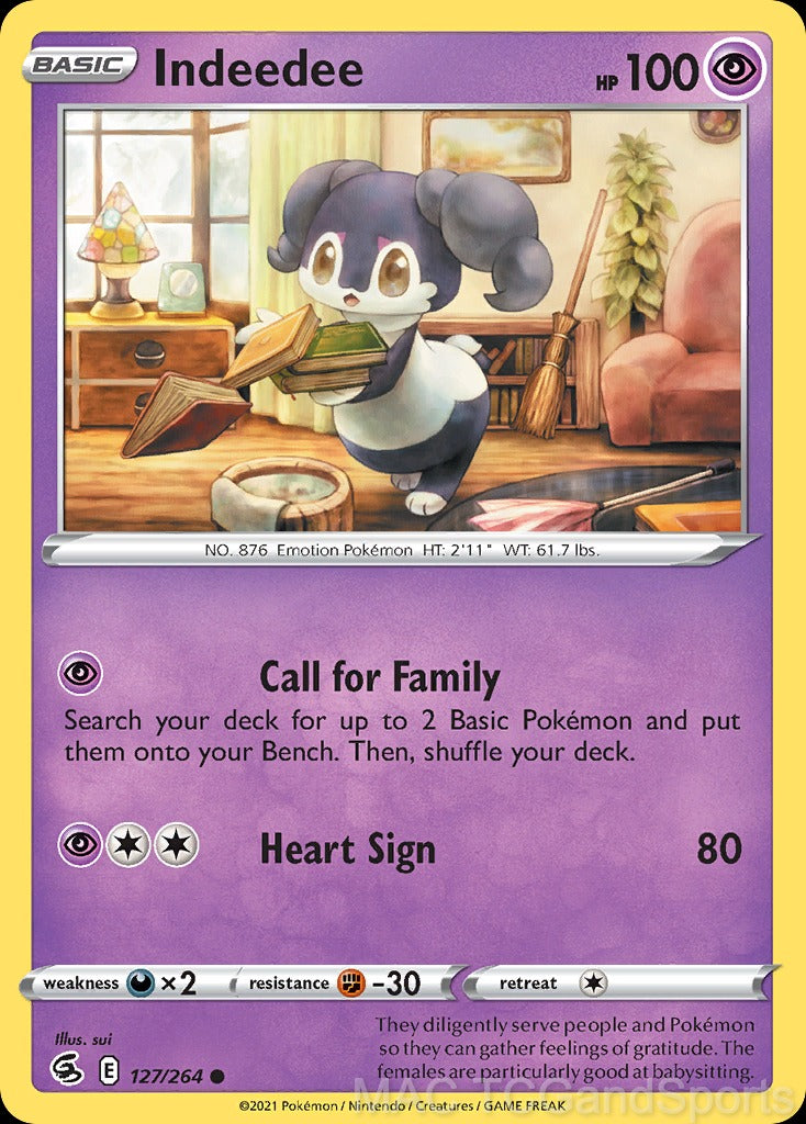 Indeedee 127/264 Reverse Holo