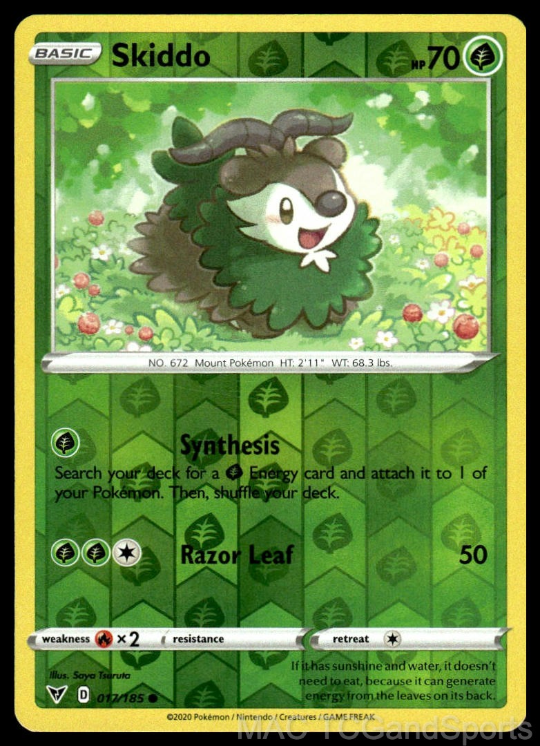 Skiddo 017/185 Reverse Holo