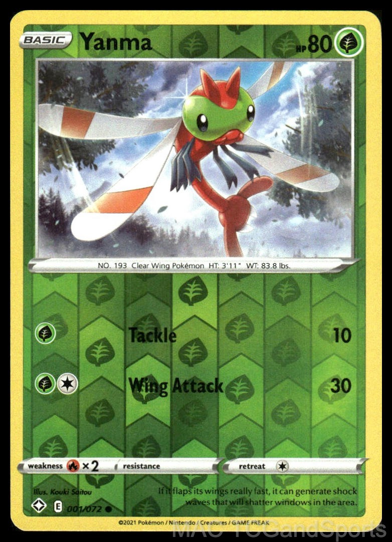 Yanma 001/072 Reverse Holo