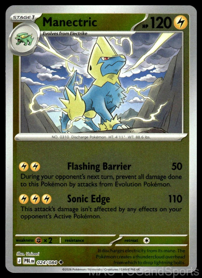 Manectric 024/084 Reverse Holo