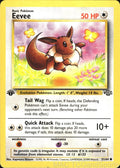 Eevee 51/64 1st Edition Jungle Pokemon TCG LP