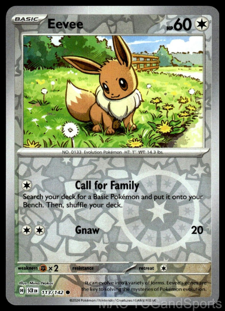 Eevee 113/142 Reverse Holo