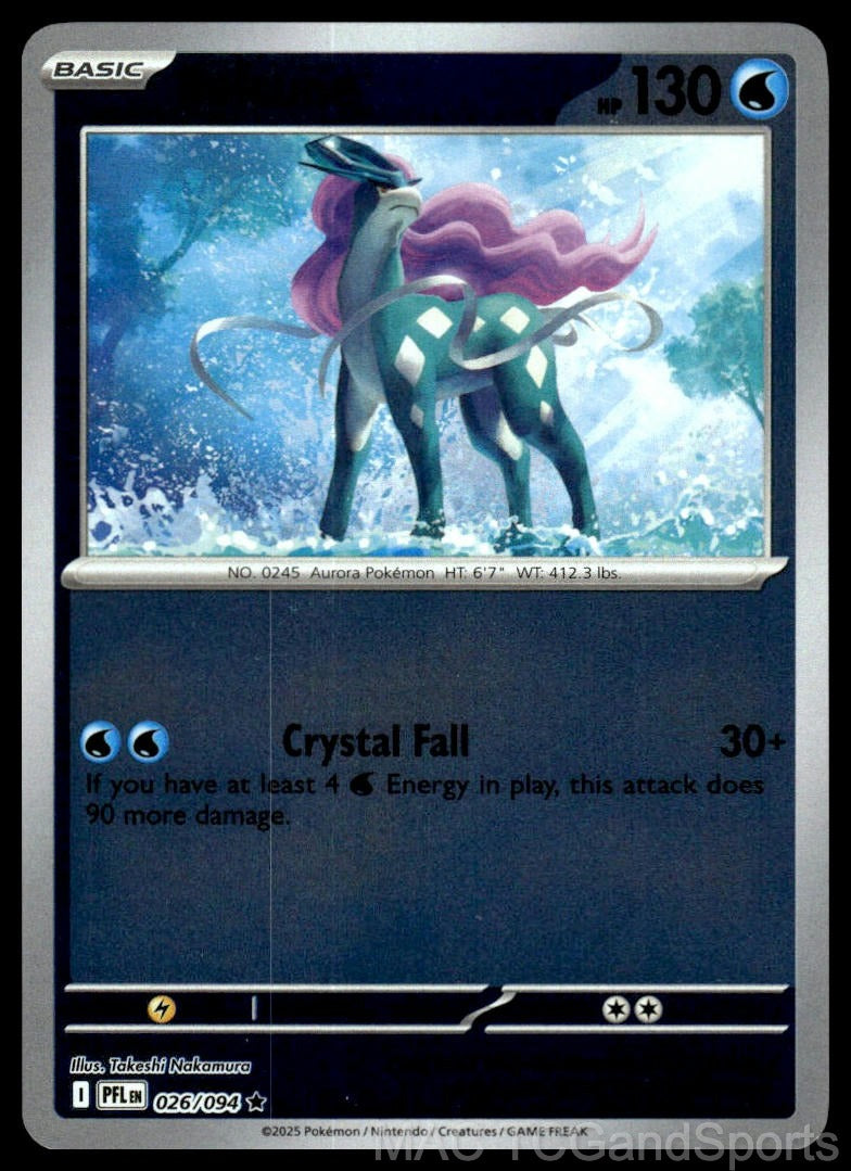 Suicune 026/094 Reverse Holo