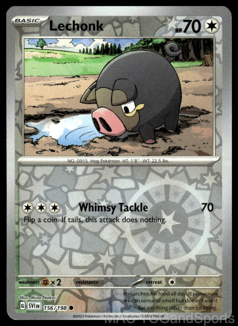 Lechonk 156/198 Reverse Holo