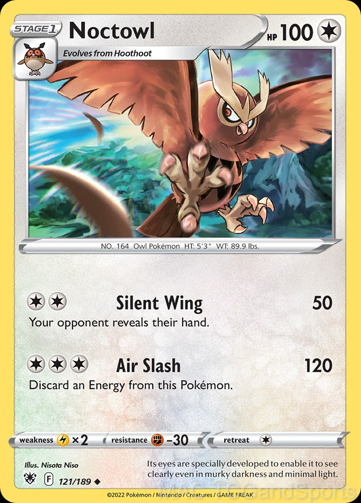 Noctowl 121/189 Reverse Holo