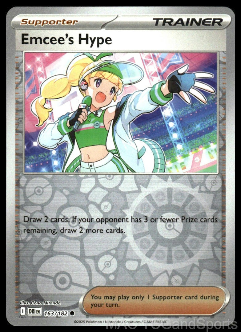 Emcee's Hype 163/182 Reverse Holo