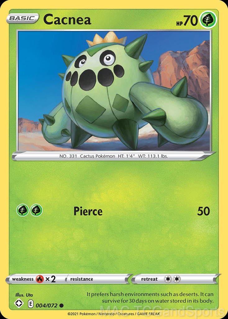Cacnea 004/072 Reverse Holo
