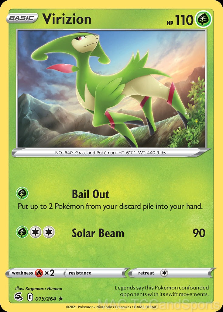 Virizion 015/264 Reverse Holo