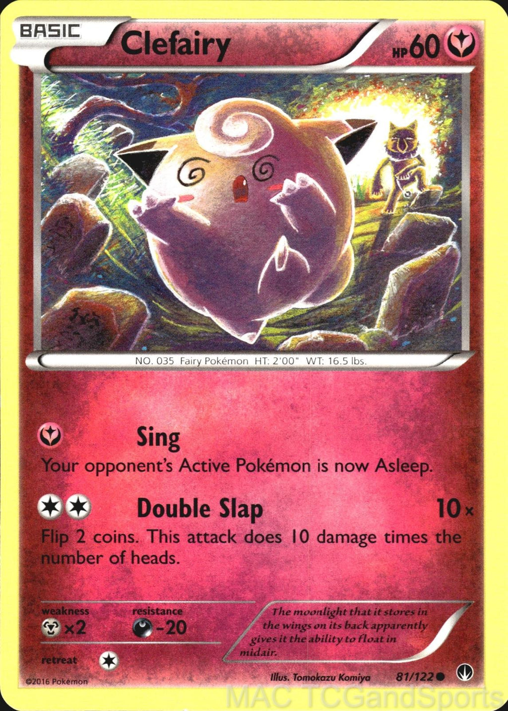 Clefairy 81/122 BREAKpoint Pokemon TCG LP
