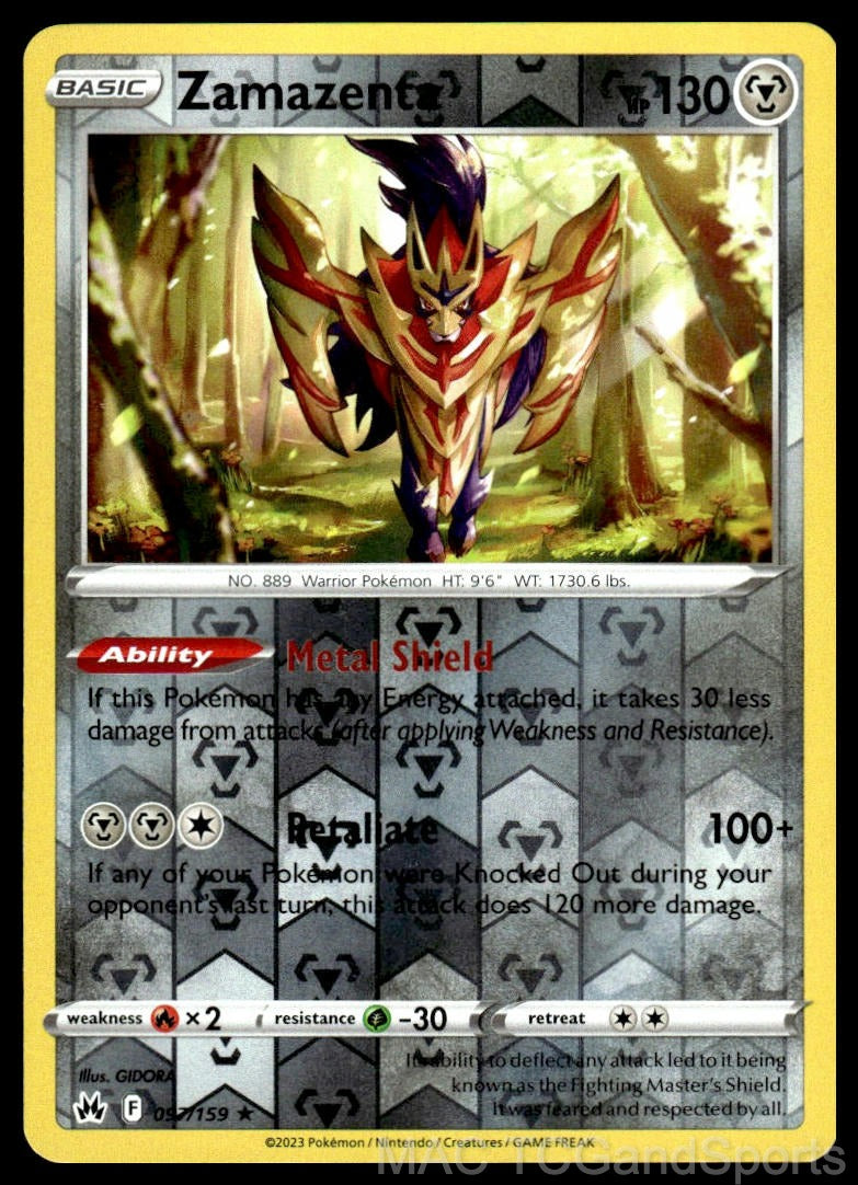 Zamazenta 097/159 Reverse Holo