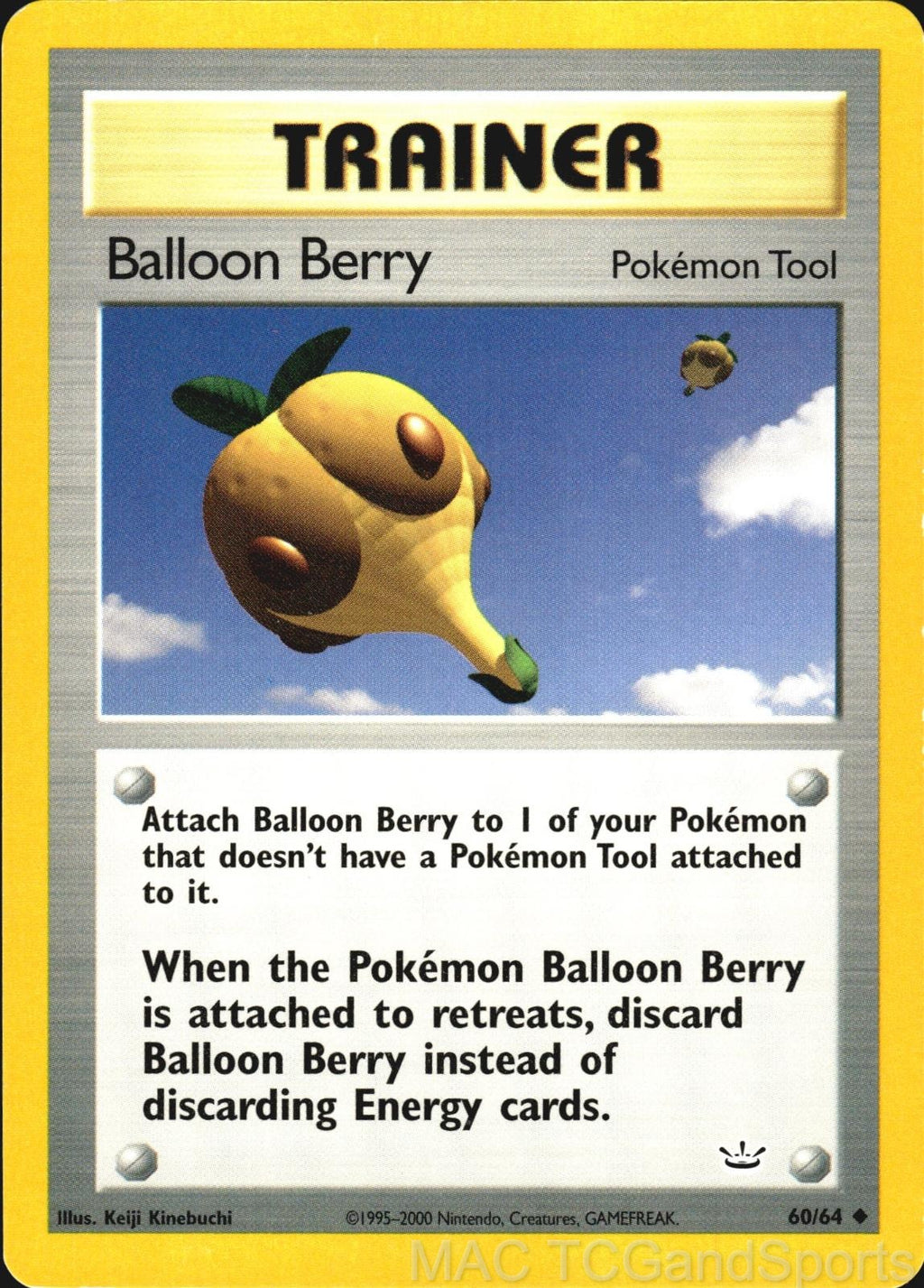 Balloon Berry 60/64 Unlimited Neo Revelation Pokemon TCG LP