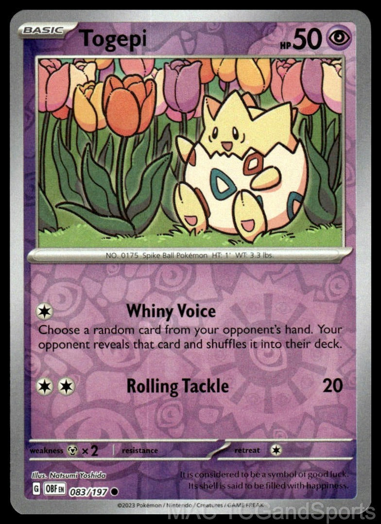 Togepi 083/197 Reverse Holo