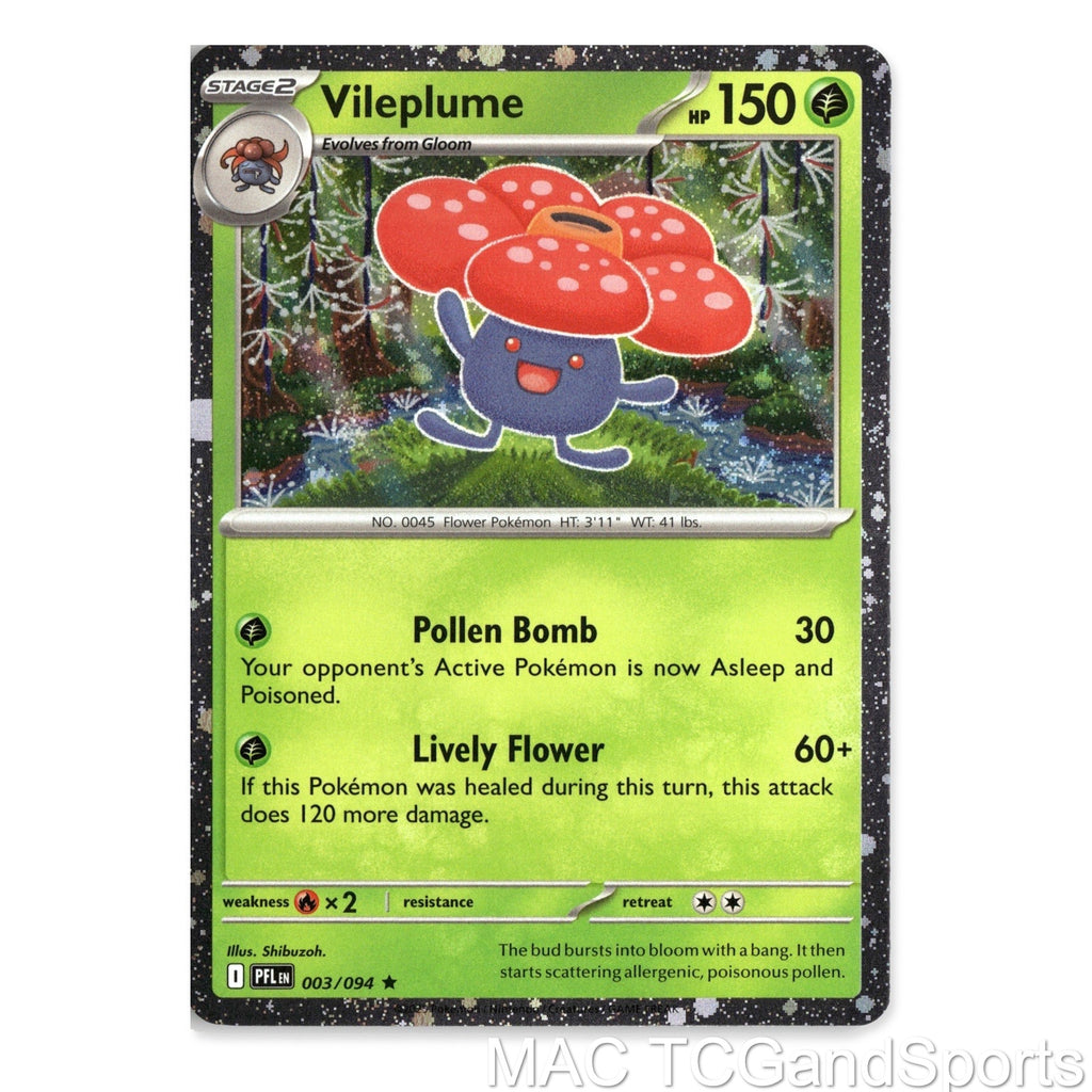 Vileplume (Cosmos Holo) 003/094 Pokemon TCG NM