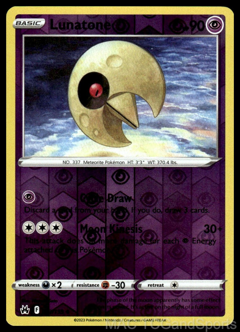 Lunatone 062/159 Reverse Holo
