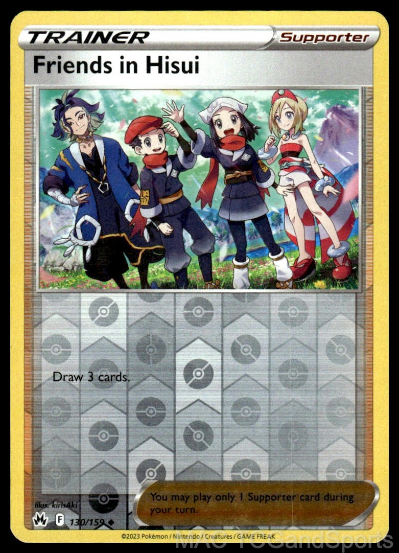 Friends in Hisui 130/159 Reverse Holo