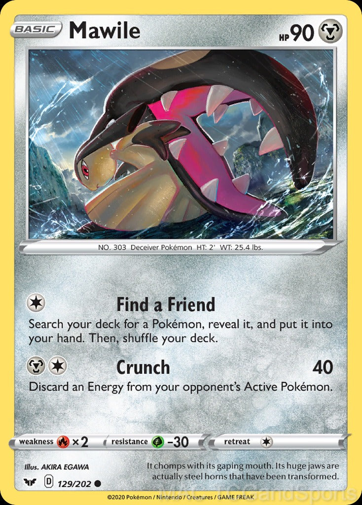 Mawile 129/202 Reverse Holo