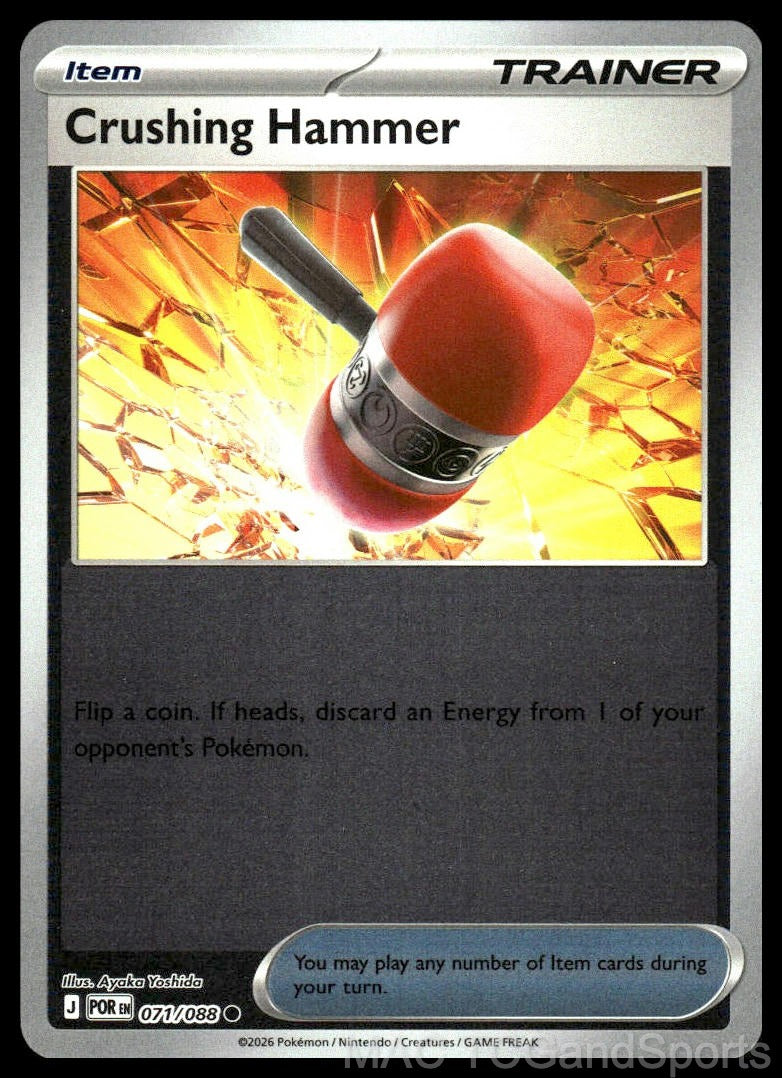 Crushing Hammer 168/198 Reverse Holo