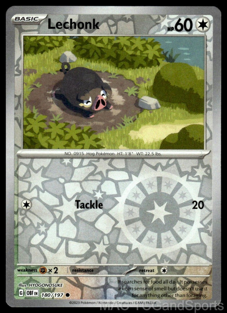 Lechonk 180/197 Reverse Holo