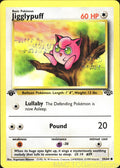 Jigglypuff 54/64 1st Edition Jungle Pokemon TCG LP