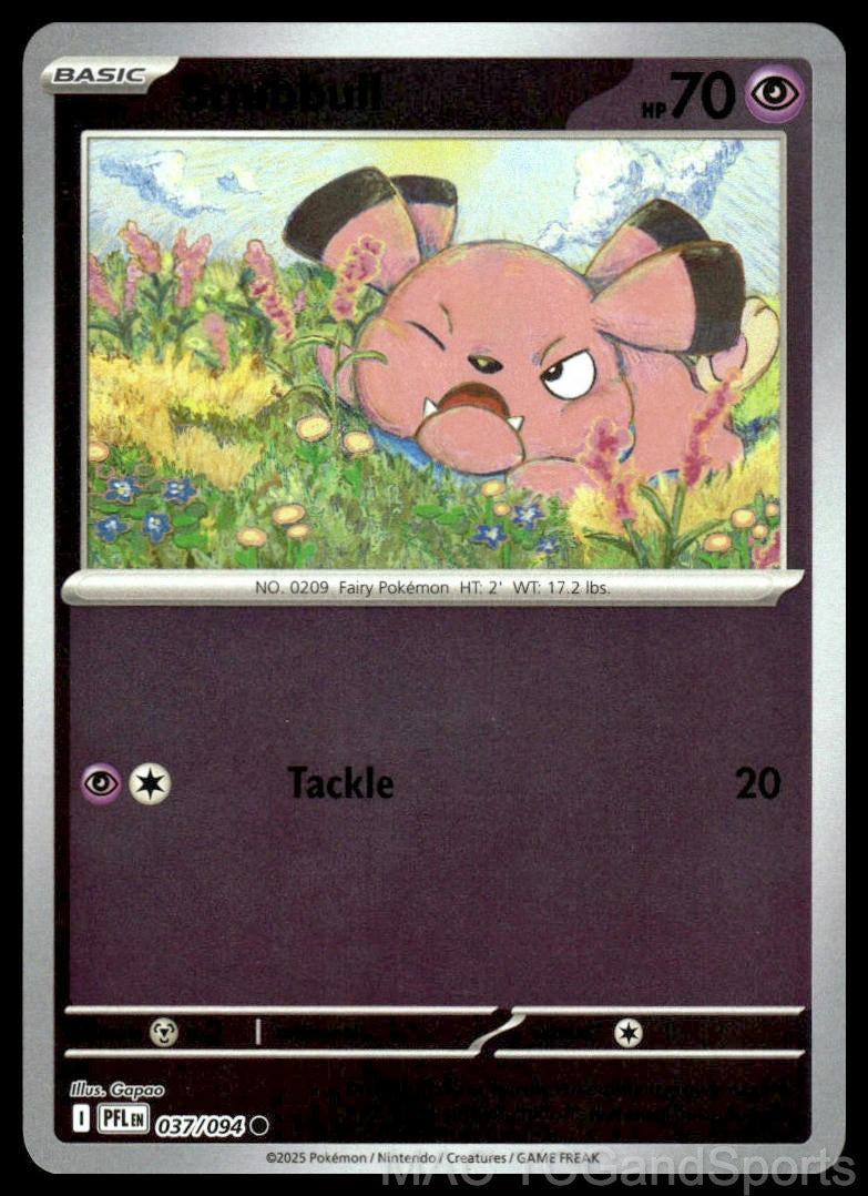 Snubbull 037/094 Reverse Holo