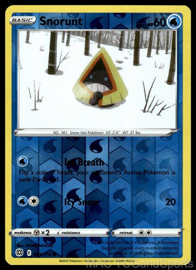 Snorunt 034/172 Reverse Holo