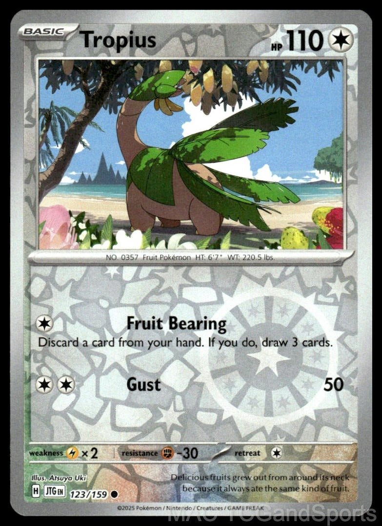 Tropius 123/159 Reverse Holo