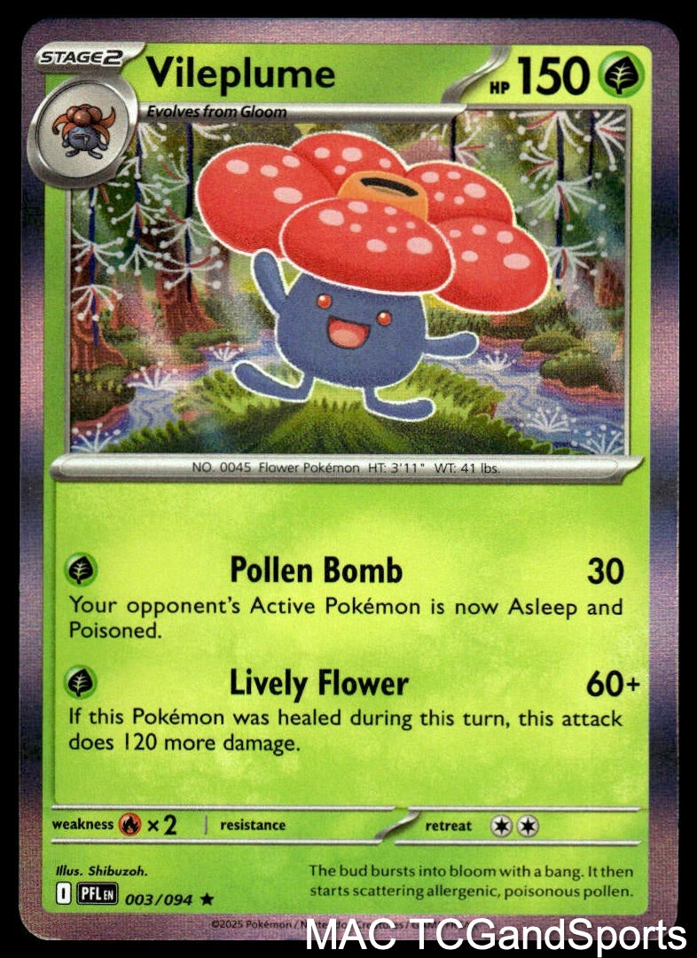 Vileplume 003/094 Holo