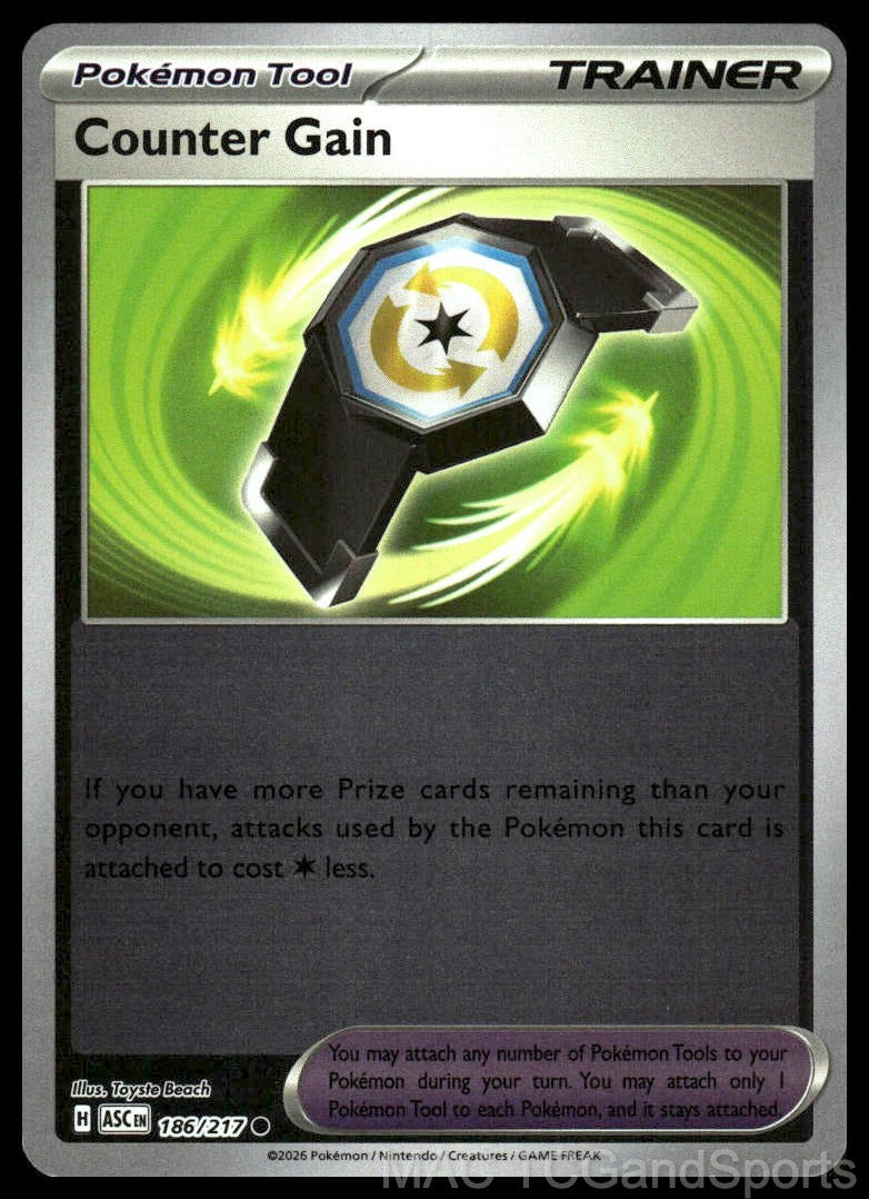 Counter Gain 186/217 Reverse Holo