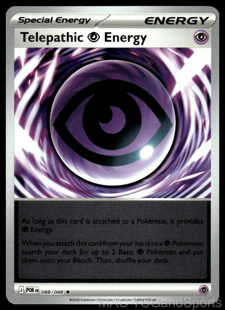 Telepathic Psychic Energy 088/088 Reverse Holo