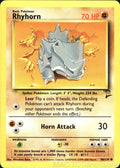 Rhyhorn 90/130 Base Set 2 Pokemon TCG LP