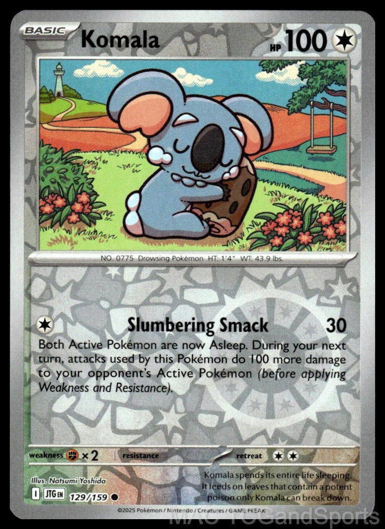 Komala 129/159 Reverse Holo