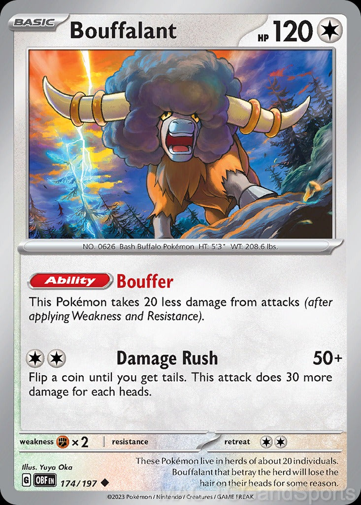 Bouffalant 174/197 Reverse Holo