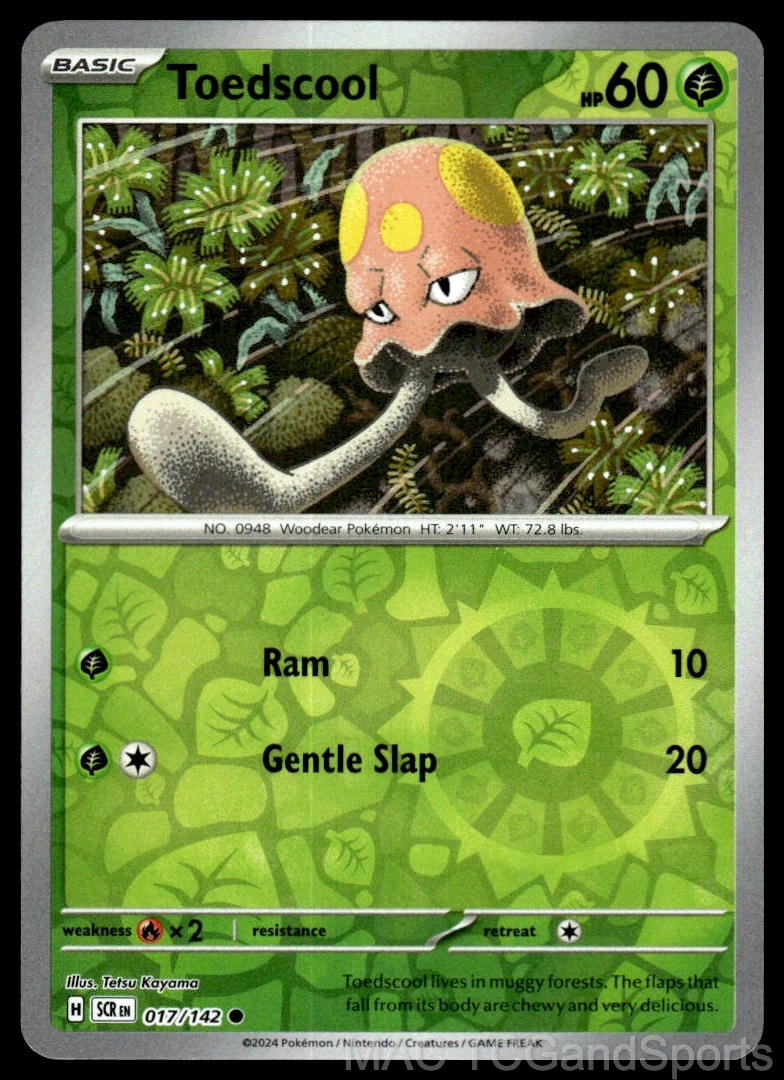 Toedscool 017/142 Reverse Holo