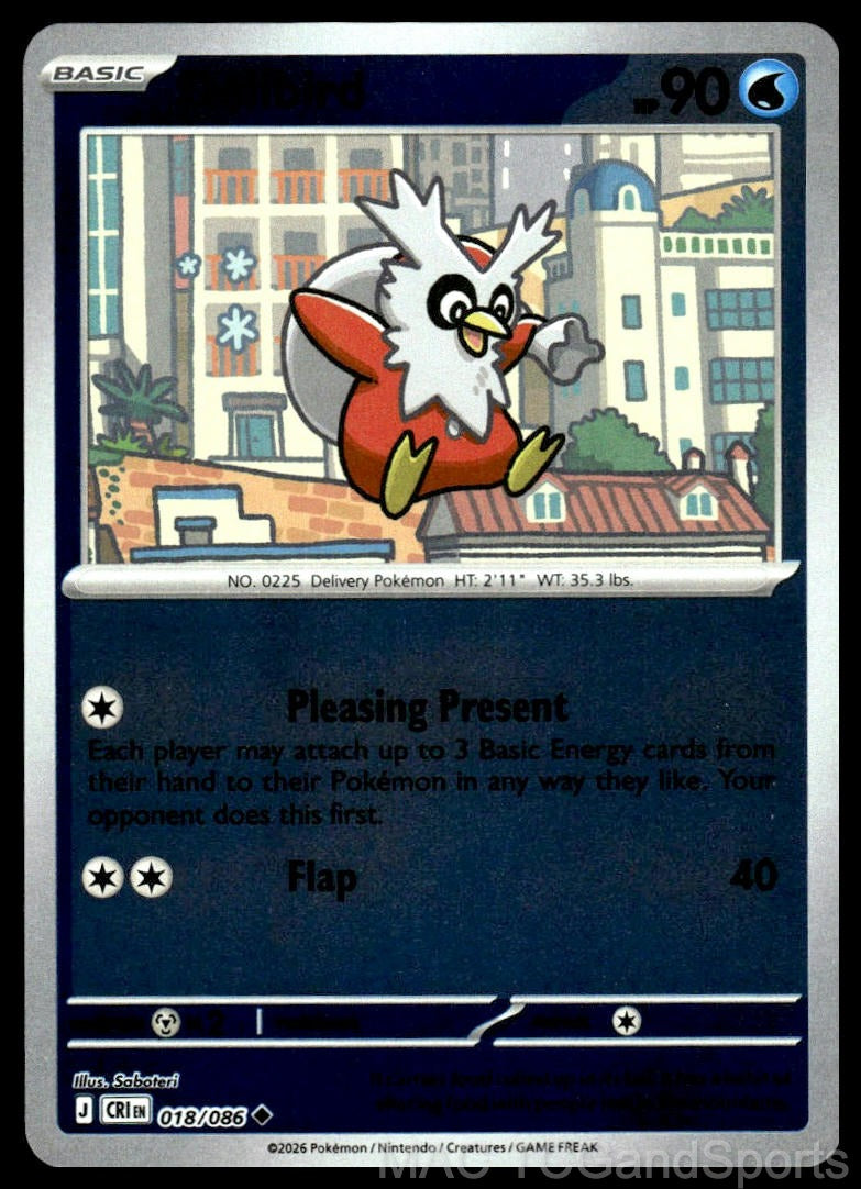 Delibird 018/086 Reverse Holo
