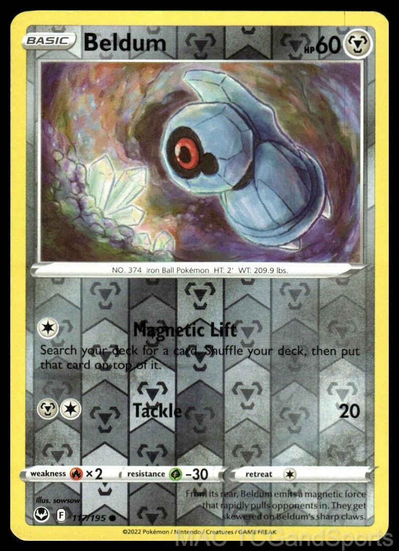 Beldum 117/195 Reverse Holo