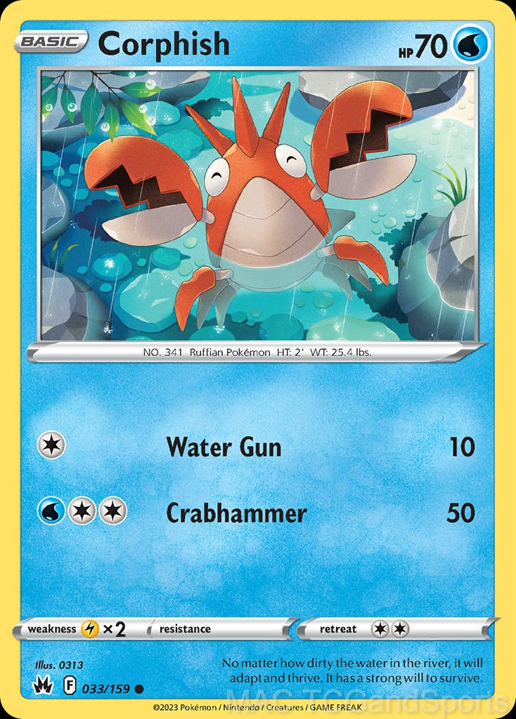 Corphish 033/159 Reverse Holo