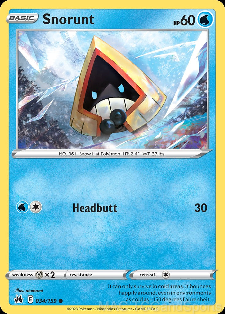 Snorunt 034/159 Reverse Holo