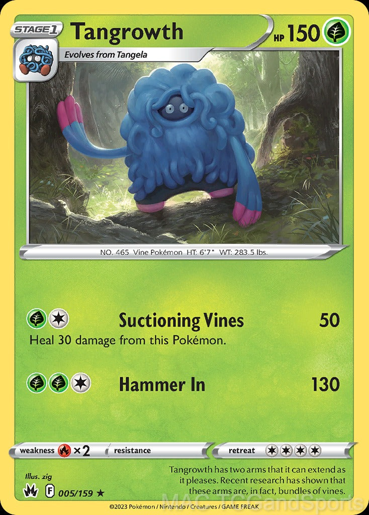 Tangrowth 005/159 Reverse Holo